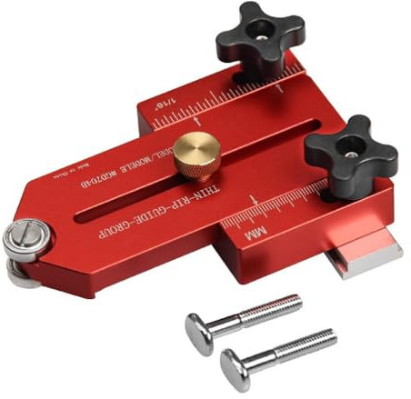 Extended Thin Rips Jig Table Saw Jig Guides for Repeat Narrow Strip Cuts Works with Saw Router Table Band Saw Portable Table Saw Accessories Woodworking