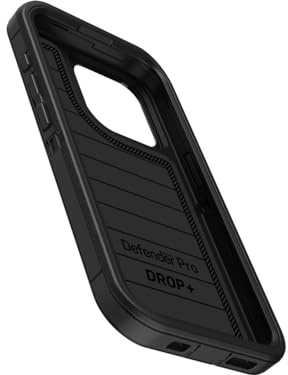 OtterBox Defender Series Pro 77-92680 Schutzhülle für iPhone 15 Pro, Schwarz