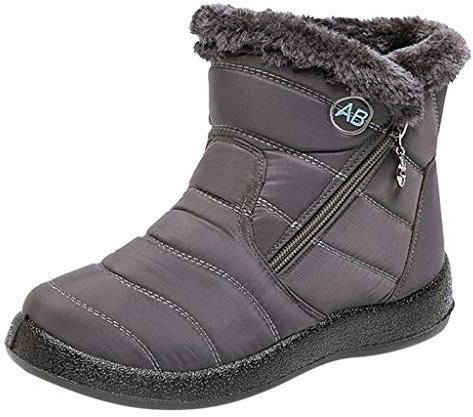 Chanpning Barfußschuhe Winter Damen Unisex Schuhe Elegant Winterstiefel Schnell Trocknend Winterschuhe Mode Wanderschuhe Rutschfeste Sneaker Fitnessstudio Zehenschuhe 2024 Lederschuhe