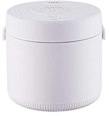 RajoNN Mini Olla arrocera multifunción de 2L, 400W, Cocina doméstica Inteligente, Olla vaporera eléctrica para Alimentos, Cita Las 24 Horas para 1-3 Personas