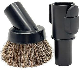 Vacuum Attachments & Accessories Compatible with Miele Vacuum Cleaners (Round Horsehair Dusting Brush)
