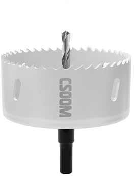 CSOOM Scie-cloche M42 bi-métal 100 mm pour outils de perçage dans le bois, le plastique, les plaques de plâtre et la tôle