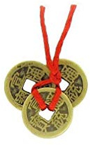 lachineuse 3 Piezas Chinas Amuleto de la Felicidad - Suerte, Fortuna y abundancia