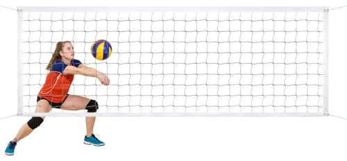 Volleybollnät för trädgård, volleybollnät för utomhus Foldbar Heavy Duty
