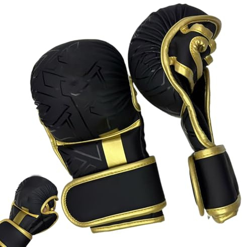 Guanti da boxe per adulti: guanti regolabili per sacco pesante, attrezzatura per l'allenamento professionale, partner per l'allenamento | Attrezzi da punzonatura per allenamenti di fitness in