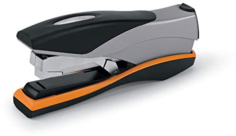 Swingline 87845 Optima Desk Stapler, 40-Sheet Capacity, Silver/Orange/Black