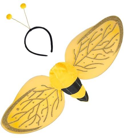 W WIDMANN MILANO Party Fashion - Ensemble déguisement ailes et antennes | Accessoires pour déguisements de carnaval et de soirées à thème