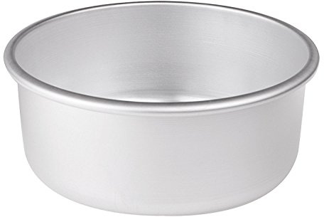 Pentole Agnelli Linea Pasticceria e Pizza Tortiera Conica in Alluminio con Orlo (H 8 Cm), Argento, 20 cm