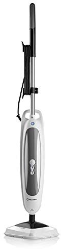 Reliable 300CU Steamboy Pro 3-in-1 Scrub and Steam floor mop with carpet glide - Electric steam scrubber, steam cleaner with 2 microfiber pads, for tile, grout, hardwood floors, 180-degree swivel head