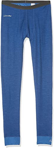 Schöffel Herren Merino Sport Pants long M, temperaturregulierende lange Unterhose, atmungsaktive Thermo Leggings in Wollqualität, imperial b, S