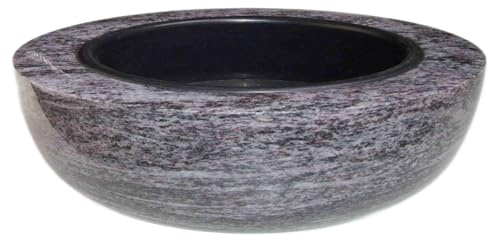 D4G Design4Grab designgrab Granit-Grabschale Modern-Grande Orion blaugrau-schwarz-rotbraun 50 cm, poliert & würdevoll
