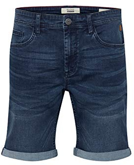 Blandning Bendigo herr jeans shorts kort denim byxor elastiskt material av High-Stretch-denim Slim Fit