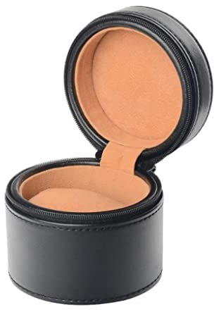 Uhrenkoffer Uhrenrolle Uhrenbox Uhrenschatulle Tragbare Uhrenbox Aus PU-Leder Uhrenetui Uhren Aufbewahrungsbox (Color : A, Size : 9cm)