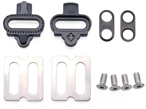 HOUSON Bike Pedal Cleats, Fahrrad Schuhplattenset SPD Pedale Bike Cleat Set Kompatibel mit SPD Pedale