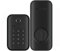 Lock Bolt Fingerprint Unlock with Keypad for Door Locks, Matte Black