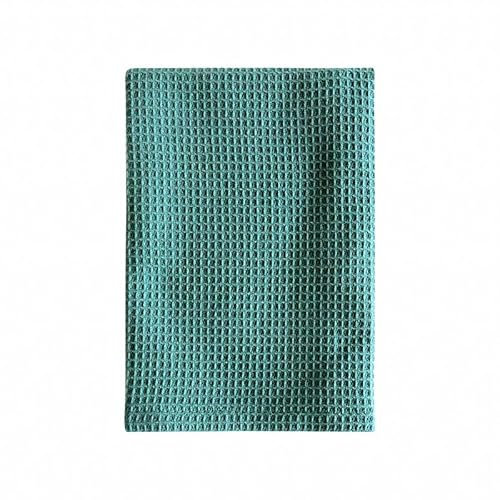 SYSUII Baumwolle Stoffservietten-12 Stück 35 * 35cm Einfarbig Abwaschbare Servietten Tischdekoration Hochzeitsservietten Stoffservietten für Restaurant, Hochzeiten Partys Küche Esstisch -dunkelgrün
