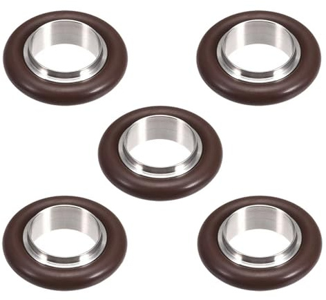 LPTBDTT Sanitary clamp KF10 KF16 KF25 KF40 Vacuum Stainless Steel Centering Ring and Viton O-Ring Home Brewing(KF40)
