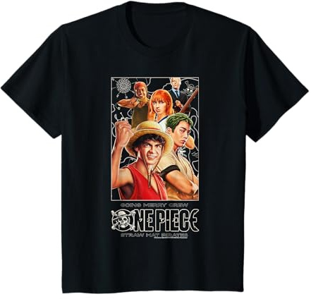 Enfant One Piece Chapeau de paille Pirates Going Merry Crew Anime Kids T-Shirt