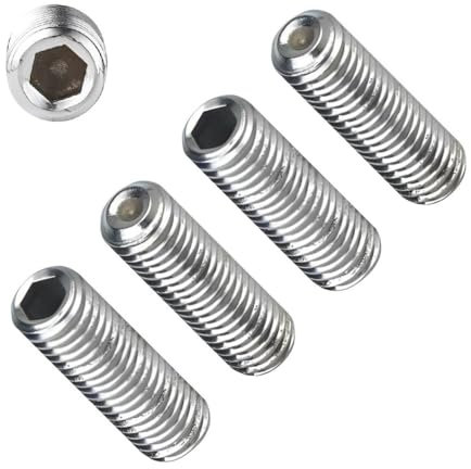 TERF® M8 X 16mm Allen Head Hex Socket Grub Screws Cup Point Stainless Steel A2 (304) Grub Screw M8 (8mm) X 16mm Allen Key Internal Hexagonal Socket Bolts - Pack of 10