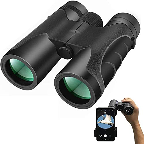 10x42 Fernglas für Erwachsene – 25 mm großes Sichtokular – BAK4 Prisma FMC Linse – Fernglas zur Vogelbeobachtung und Jagd für Erwachsene, Vogelbeobachtung, Outdoor, Jagd, Reisen, Sightseeing, Mon
