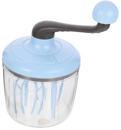 Holibanna Batidor De Huevos Manual Giratorio Batidor Para Cocina Fácil De Usar Para Hacer Salsas y Batidos Pequeño y Práctico