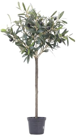Plant in a Box - Árbol de olivo artificial – Altura 65 cm