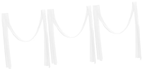 VICASKY 3 Pezzi Drappeggio per Arco Nuziale in Chiffon Leggero Sheer per Decorazioni Nozze Facile da Installare e Riutilizzabile per Soffitto e Feste
