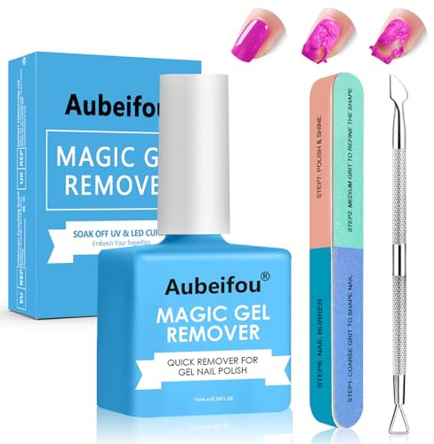 Gel Nagellackentferner,Professioneller Gel nagellackentferner,Entfernen von gel nagellackEffektiver Nagellackentferners Für Gelnägel für 3-5 Minuten,Entfernt Schnell und Einfach Gellack