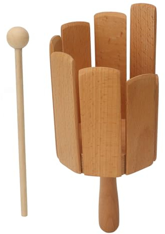 XUXHOU Tubo sonoro compatto e leggero in legno, per uso domestico e spettacoli di palco, materiale in legno di faggio