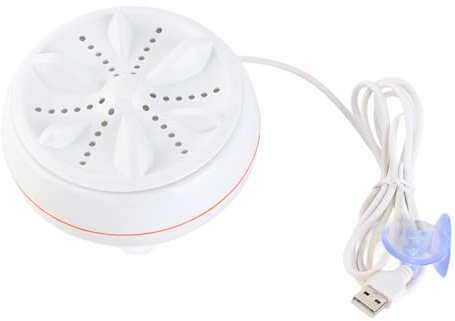 Piccola lavatrice 50 secondi avanti pulizia indietro turbina ad ultrasuoni spegnimento 27 W portatile capacità 6 kg/13,2 libbre