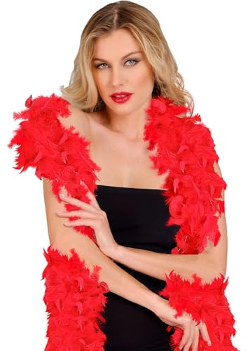 TrendandStylez Federboa 180cm in 30 Farben | Kostüm Accessoire für Damen | Federschal für Karneval, Fasching, 20er Jahre Party & JGA | Perfekt für Charleston & Burlesque Outfits