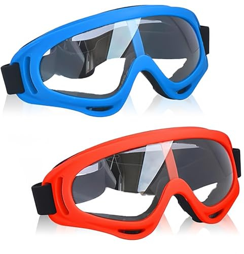 2 Lunette Protection Enfant Lunette de Cyclisme Enfant brise vent et sable | Lunette de Protection Travail Tactiques D'extérieur Adapté au cyclisme au ski et à l'alpinisme