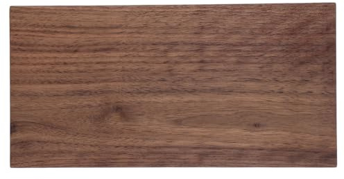 Abaodam Planche en Bois de Noyer Naturel Marron Texture Authentique, Facile à Couper et Poncer, pour Plateau de Table et Rebord de Fenêtre