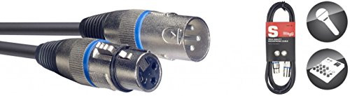 Stagg SMC10 BL Mikrofon-Kabel (10m, XLR-Buchse-auf-XLR-Stecker) blau