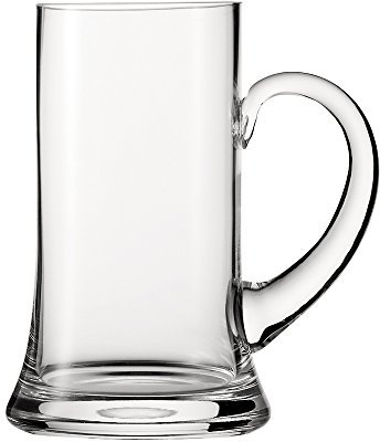 Spiegelau Bierkrug 0,5 Liter, Franziskus, 8040154, Bierglas aus Kristallglas, Bier Glas, Bierseidel spülmaschinenfest