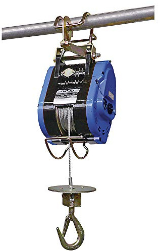 PLANETA H20621 Bauseilwinde, TYP BW-160, Tragfähigkeit in allen Seillagen 160 kg, Seilgeschwindigkeit 15 - 22 m/min., 30 m Hubhöhe, 230 V