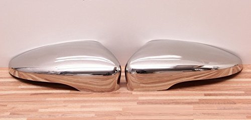 EDELSTAHL SPIEGELKAPPEN für VW EOS | JETTA 6 | PASSAT B7; CC | SCIROCCO | BEETLE