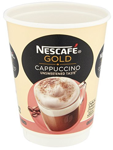 NESCAFÉ &GO GOLD Instant Cappuccino Cups, 5 Sleeves of 8 (Total 40 Cups)