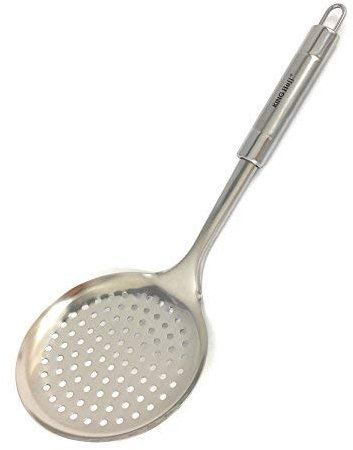 Kinghoff Espumadera de 32 cm, acero inoxidable