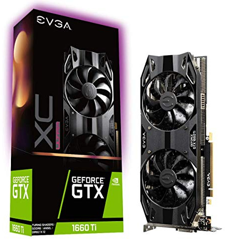 EVGA Geforce GTX 1660 TI XC Ultra Gaming GEF GTX1660TI Graphic Card 6144 MB