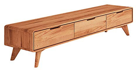 TV-Unterschrank Timaru 22 Kernbuche massiv geölt - Abmessungen: 34 x 134 x 40 cm (H x B x T)