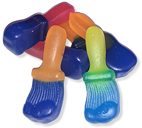 The Candy Cabin - Vegan Jelly Paintbrushes Tongue Painters Retro Sweet Shop Traditional Old Fashioned (200g)