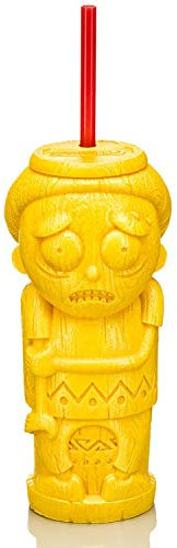 Rick and Morty Geeki Tikis Plastic Tumbler | Morty | Holds 21 Ounces