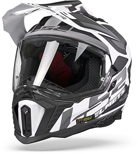 LS2, Crosshelm Motorrad Explorer Alter Matte Black White, XXL