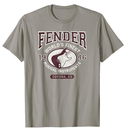 Fender World's Finest Musical Instruments Collegiate Strat T-Shirt