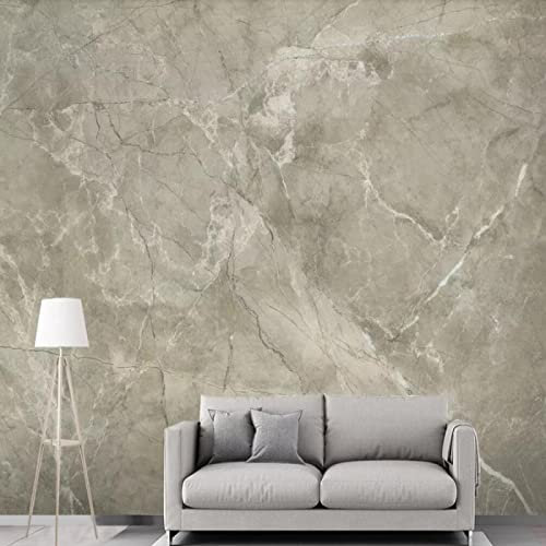 Fototapete 3D Braune Marmorstruktur 350 cm B x256 cm H Vlies Tapeten Wandtapete XXL Moderne Wanddeko Wohnzimmer Schlafzimmer Büro Flur