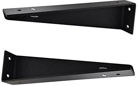 XFAK 200mm 250mm Regalträger Dreieckig Regalwinkel RegalstüTzen Metall Winkelträger Schwerlast Wandregal Regalhalterung Für Kabinett Möbel, 2er-Set (Size : 6 inches/15cm)