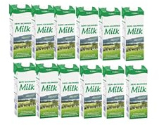 Lakkeland Dairies Semi-Skimmed Milk | 12 Pack of 1Ltr l | Long Life | Delicious & High in Protein