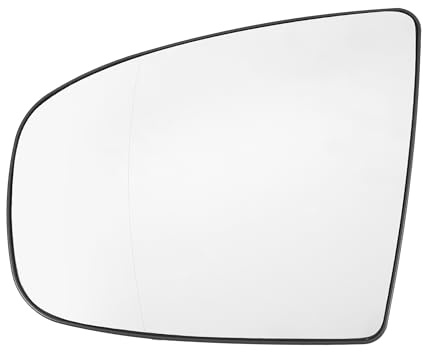 QUARKZMAN Espejo Retrovisor Izquierdo Calefactado Para Bmw X5 07-11 1 Pc | Transparente, Negro, Cristal Y Plástico, 22.5Cm, 19X16Cm, 4 Pines, Para Bmw X6 08-11, Oe 51167174979/51167298157