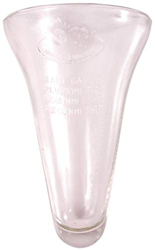 degawo Ersatzglas für Regenmesser Niederschlagsmesser Dickes Glas mit Skala